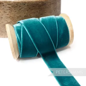 24mm Vintage Velvet Ribbon (Various Makes) - 1m