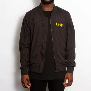 Acid Letter - Lightweight Bomber - Black