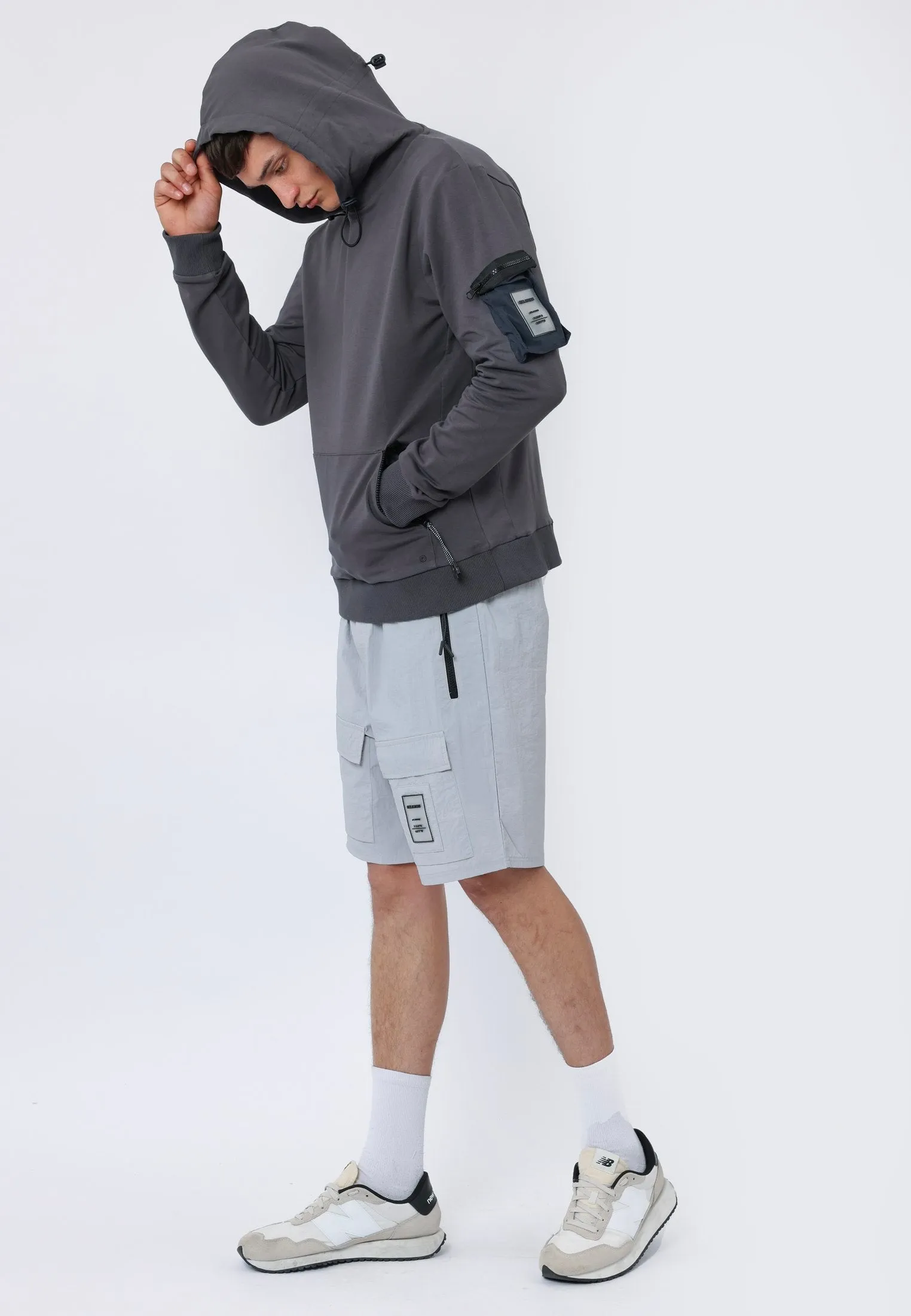 BENCH HOODIE BLACK OYSTER