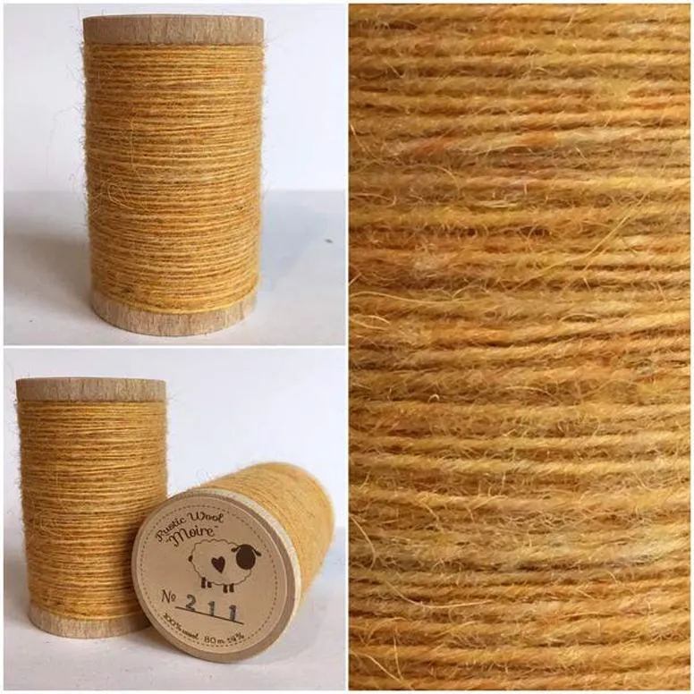 BUTTERCUP YELLOW Hand Dyed Wool Bundle for Rug Hooking and Wool Applique