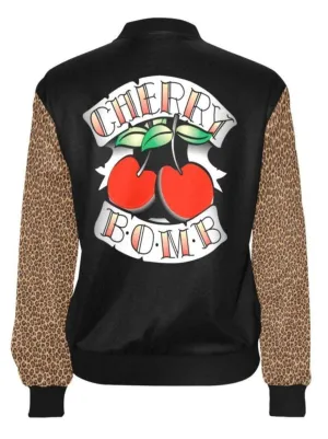 Cherry Bomb Womens Bomber Jacket [IN STOCK]