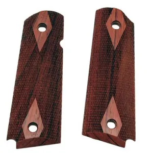 Colt & 1911 Government Grips - Rosewood, Checkered