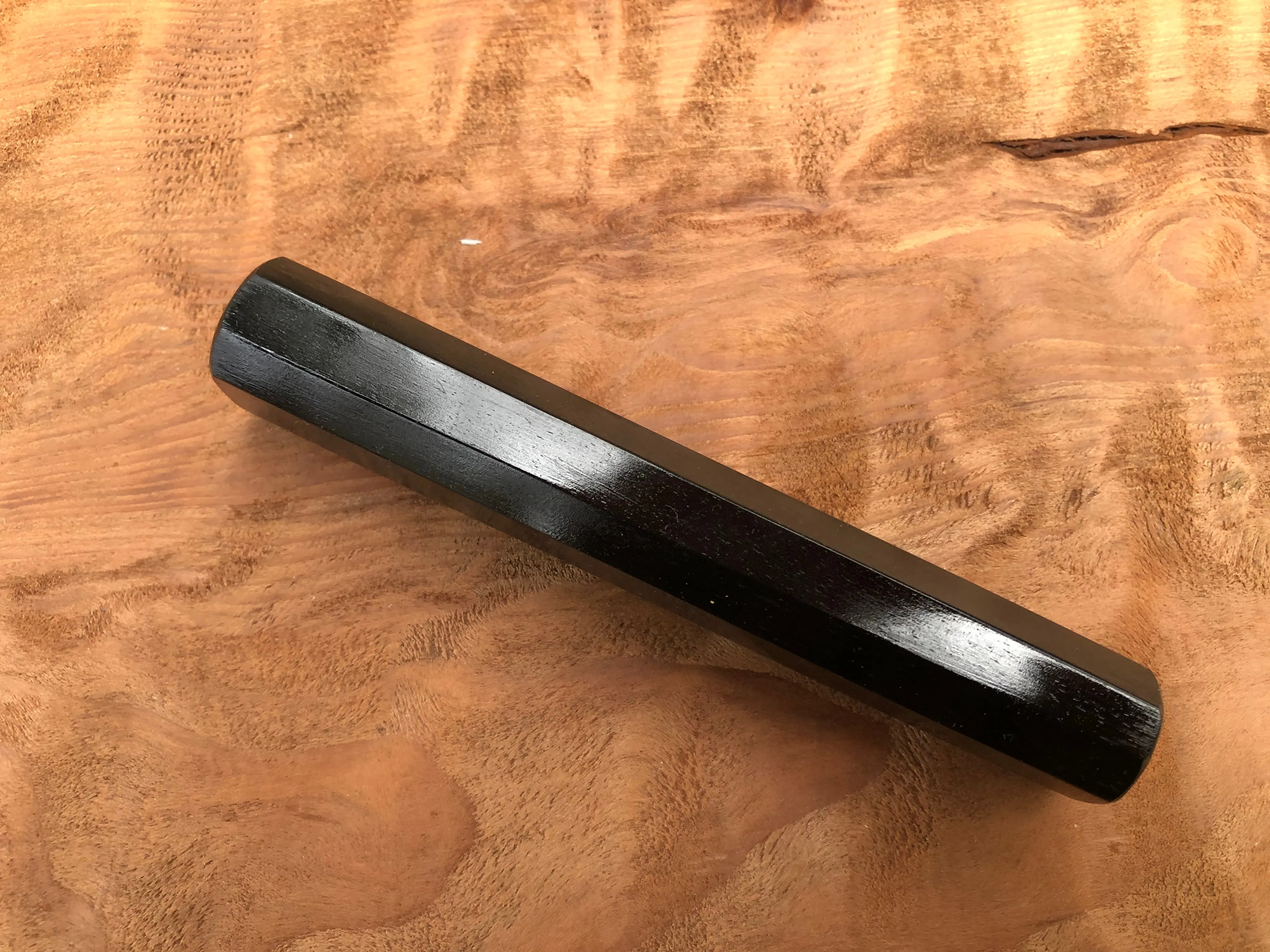 Custom Japanese Knife Handle - Petty ebony