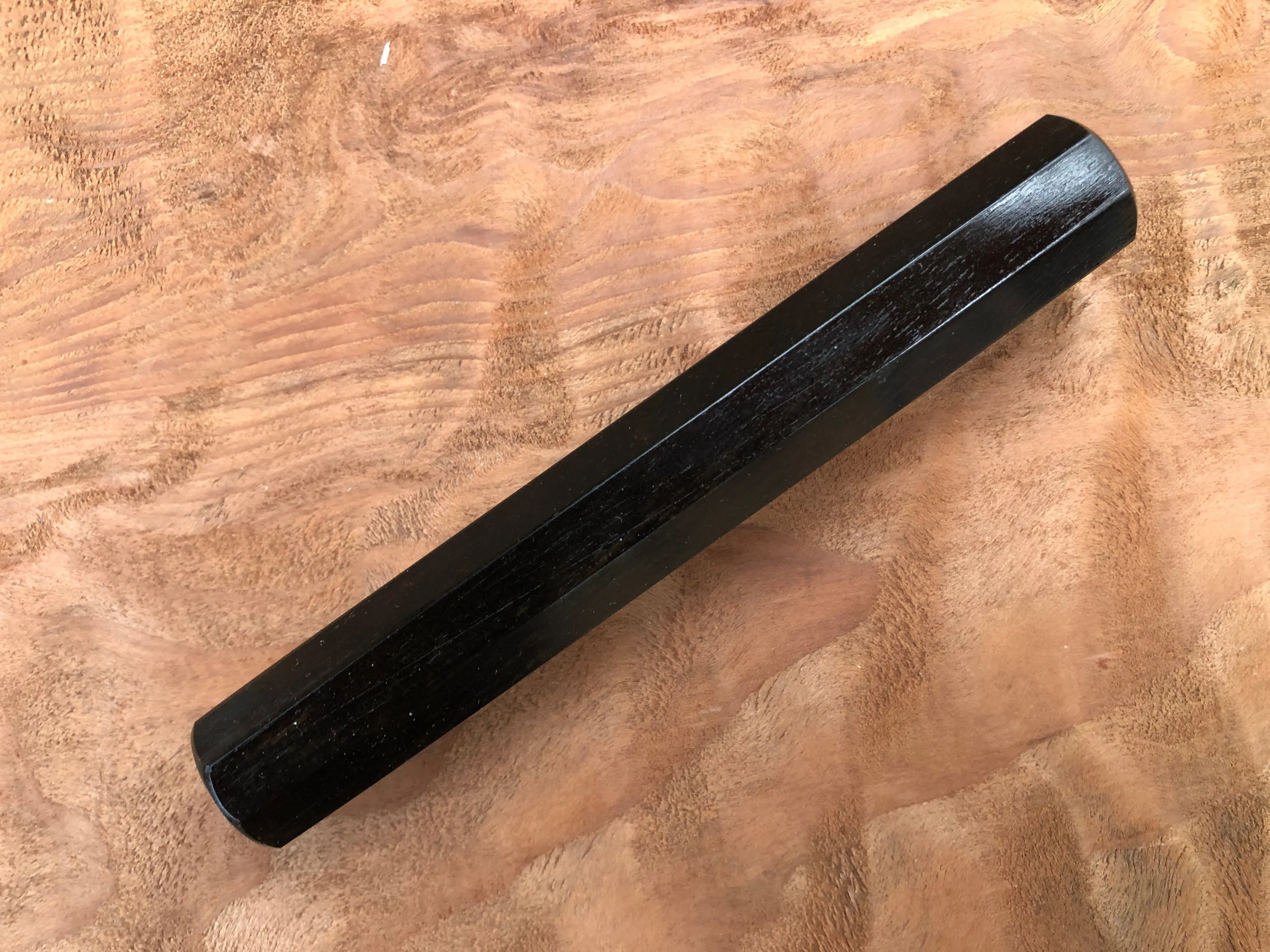 Custom Japanese Knife Handle - Petty ebony