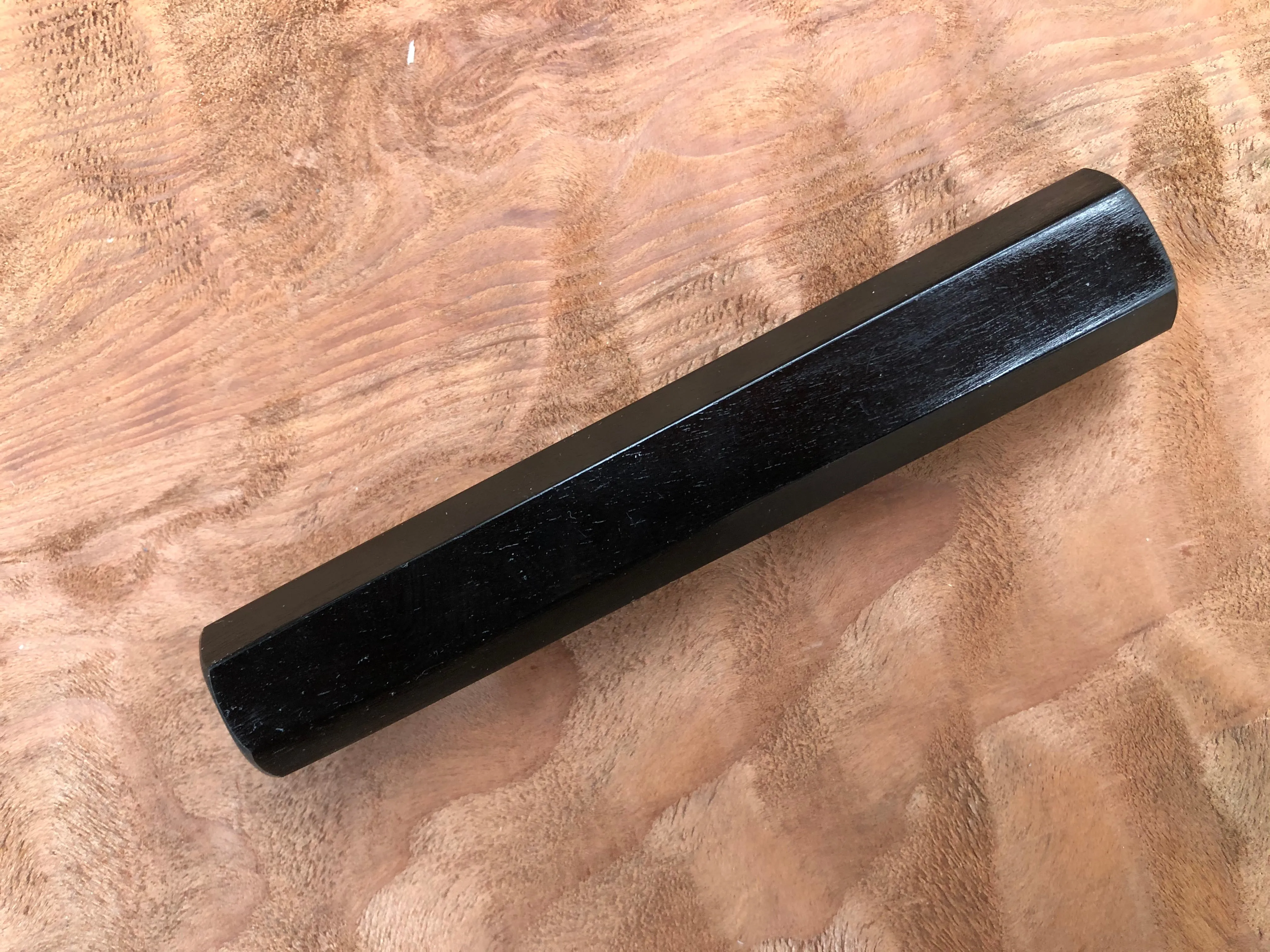 Custom Japanese Knife Handle - Petty ebony