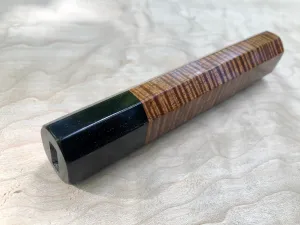 Custom Japanese Knife Handle (Wa Handle) - Tasmanian Blackwood and Buffalo Horn