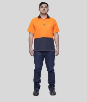 Hi Vis Raglan Polo