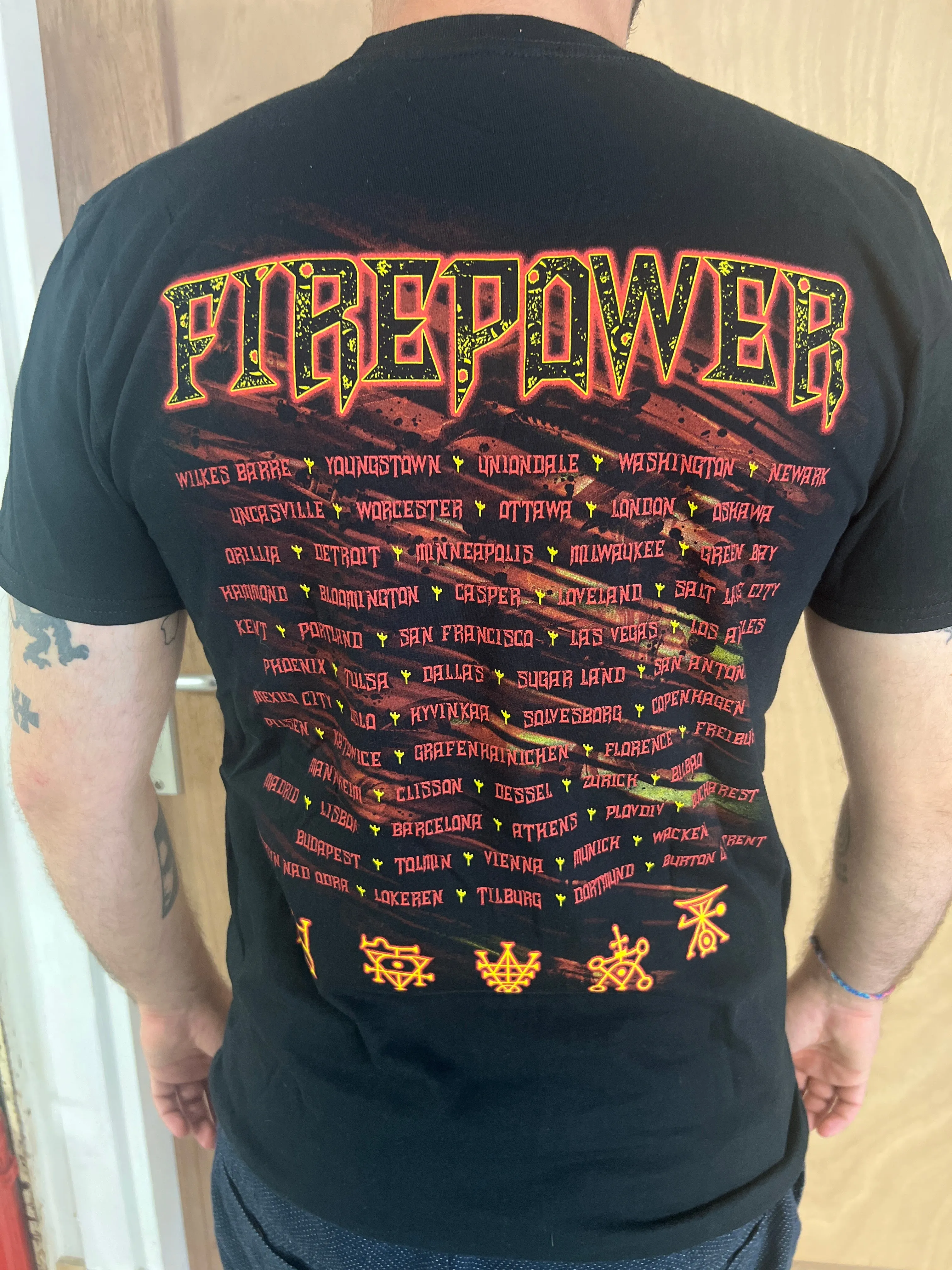 Judas Priest - Firepower 2018 Tourshirt (T-Shirt / Medium )