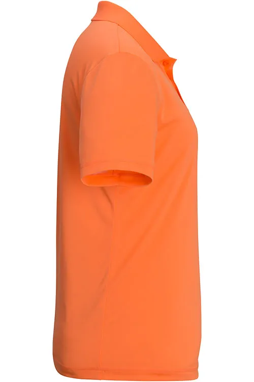 Ladies' High Visibility Orange Snag-Proof Polo