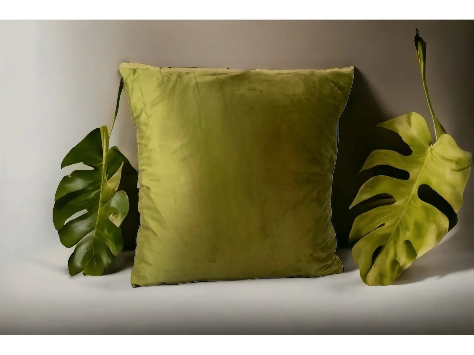 OLIVE GREEN - Upholstery / Furnishing  velvet - 140  cms - 330 gsm - by Truly Sumptuous