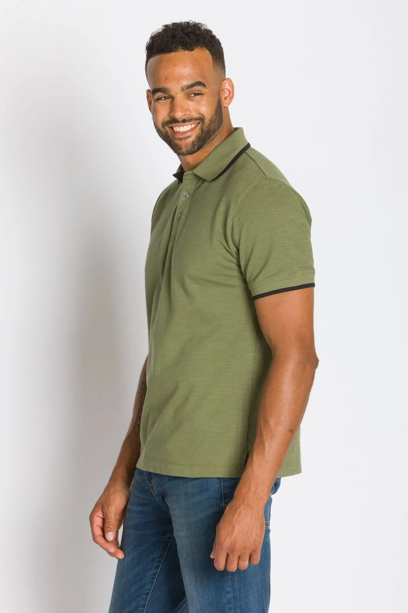 Quest | Men's Slub Pique Polo