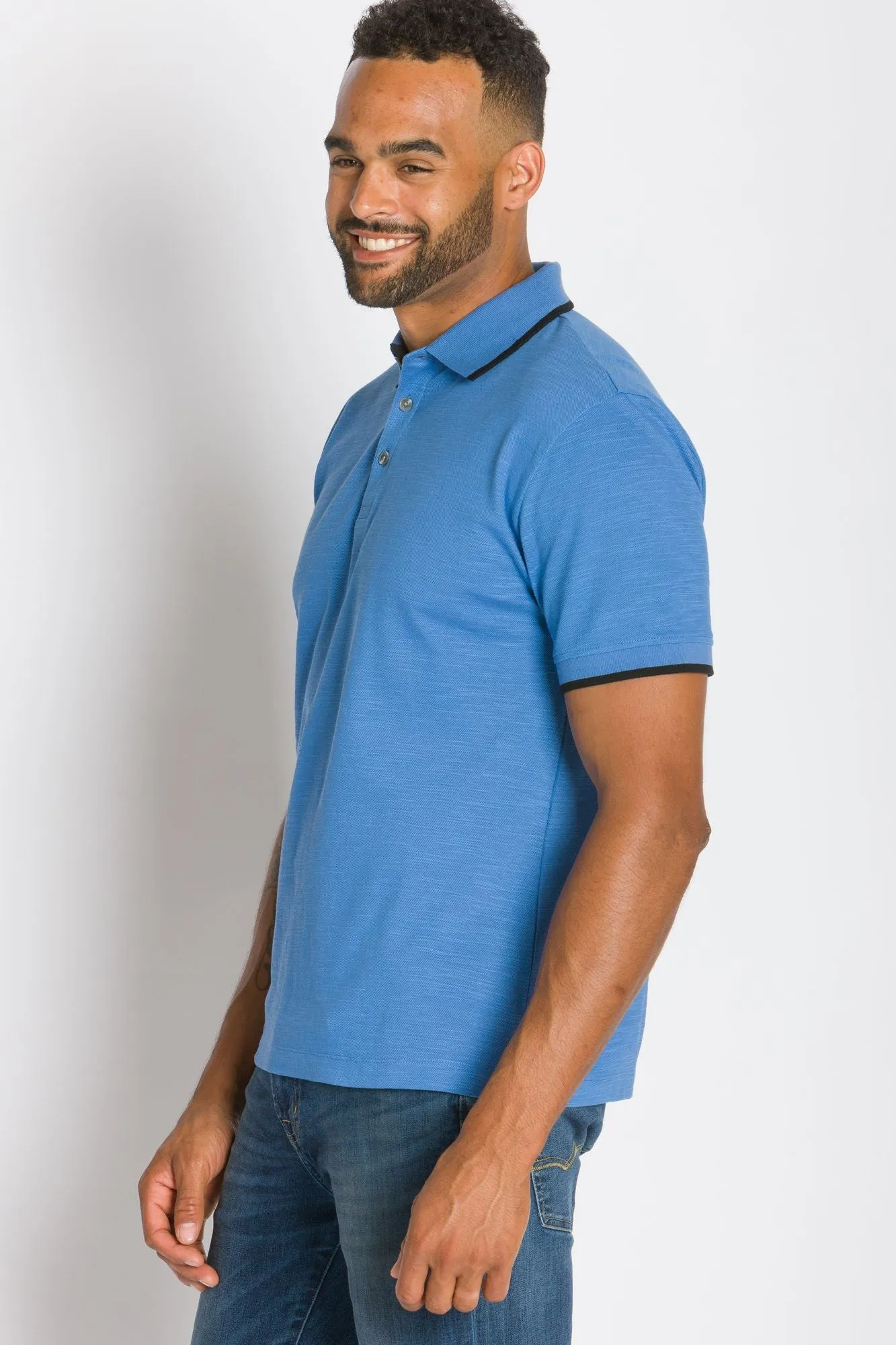 Quest | Men's Slub Pique Polo