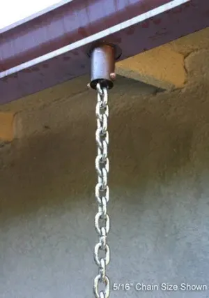 Rain Chain 1/4 Inch Welded Link - Stainless Steel