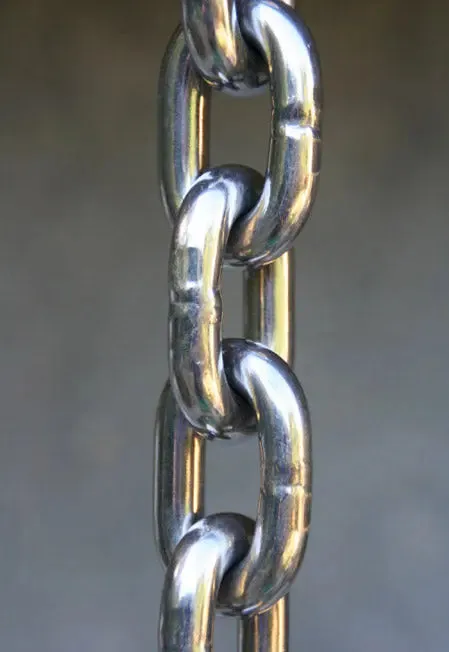 Rain Chain 1/4 Inch Welded Link - Stainless Steel