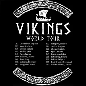 Two-Sided Vikings World Tour T-Shirt