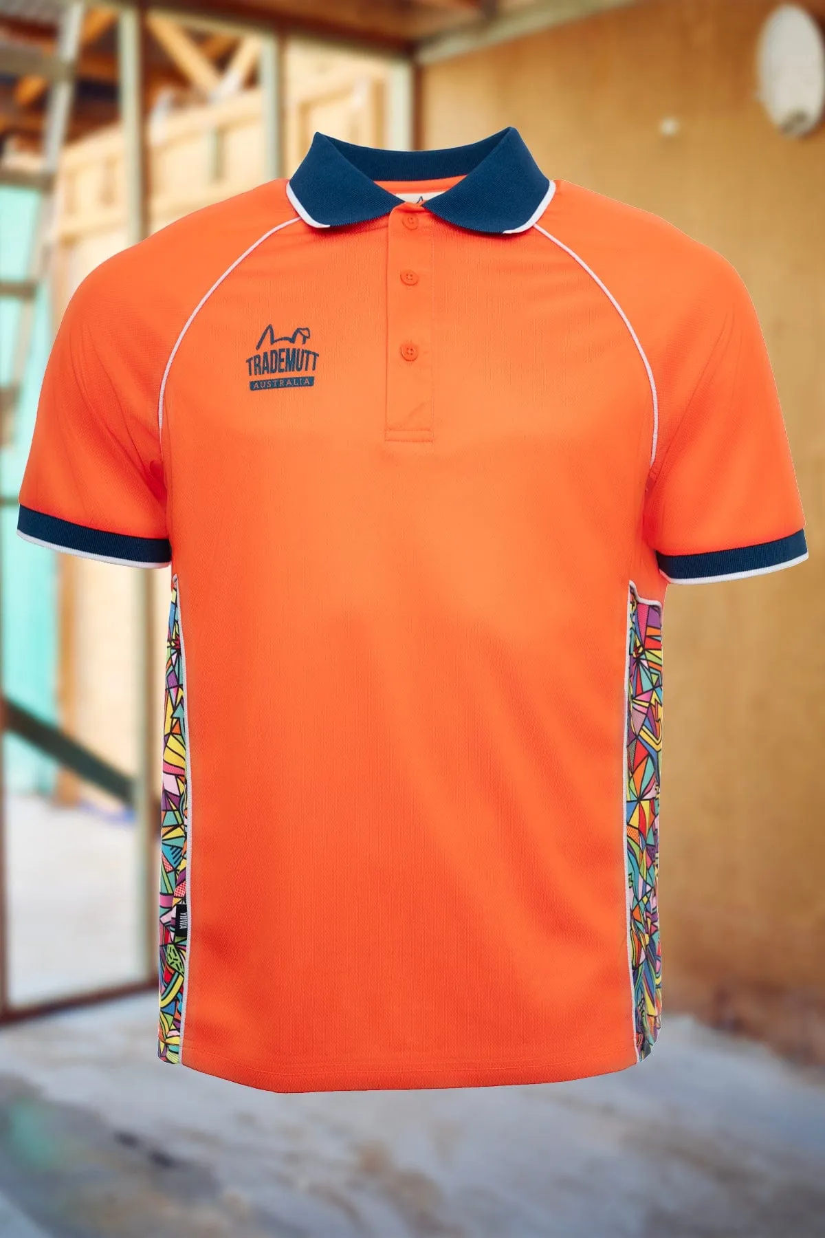 Unisex Orange Bonza Polo