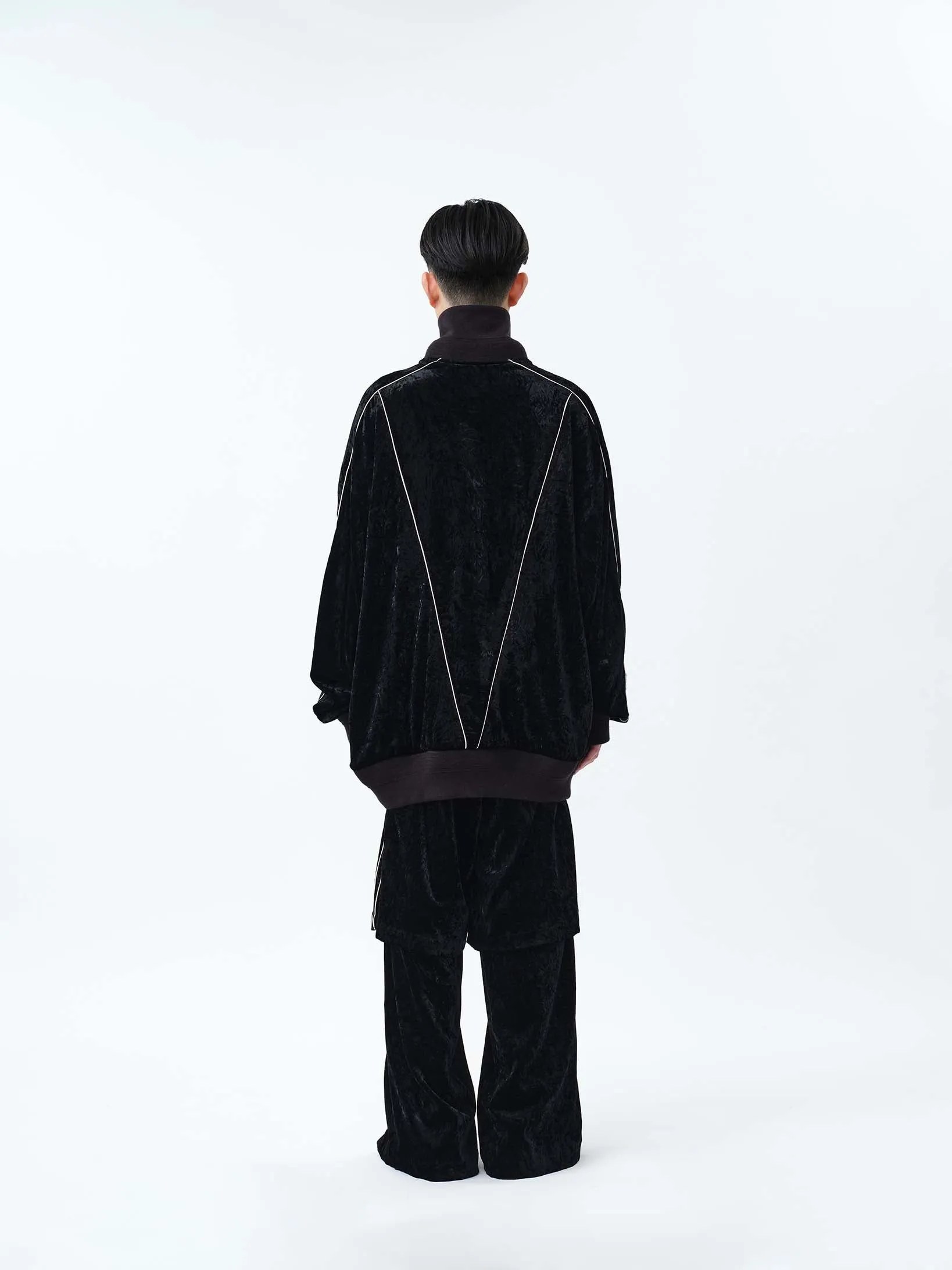 VELVET TRANSFORM EASY TRACK PANTS .12【BLACK】