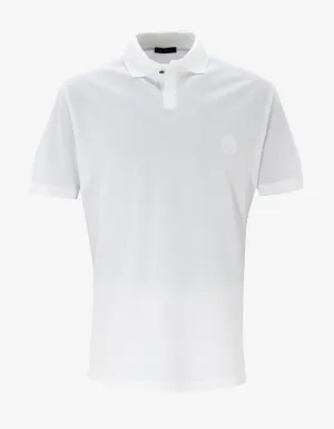 White Medusa Crest Polo T-Shirt